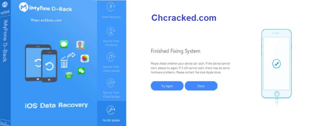 Crack iMyFone D-Back 7.9.0.5 + Téléchargement du dernier code d'enregistrement