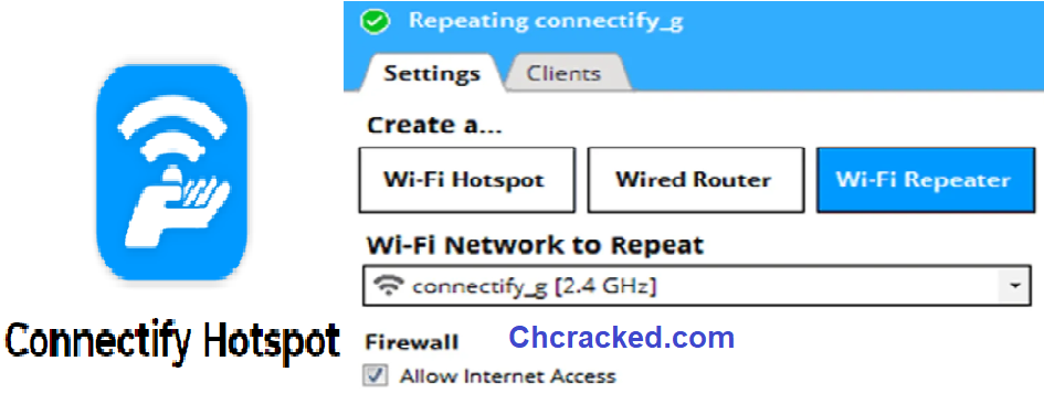 Connectify Hotspot 2020 Pro License Key Full Version Crack here