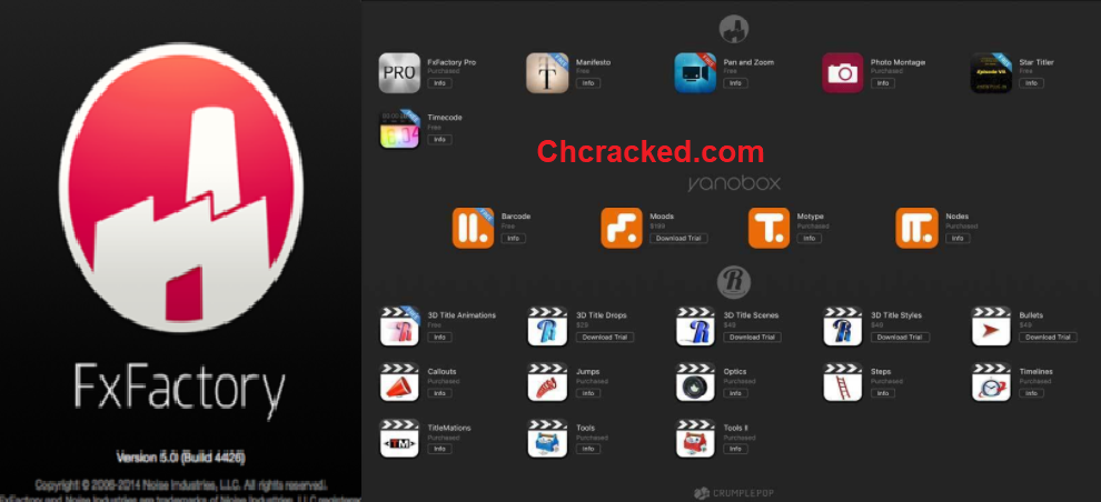 FxFactory Pro 7.2 Crack Full Version Torrent Free Download