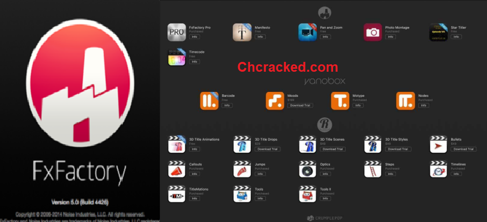 FxFactory Pro Crack