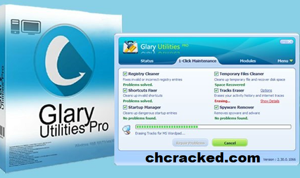 Glary Utilities Pro Crack fait le meilleur travail de l'ancien PC